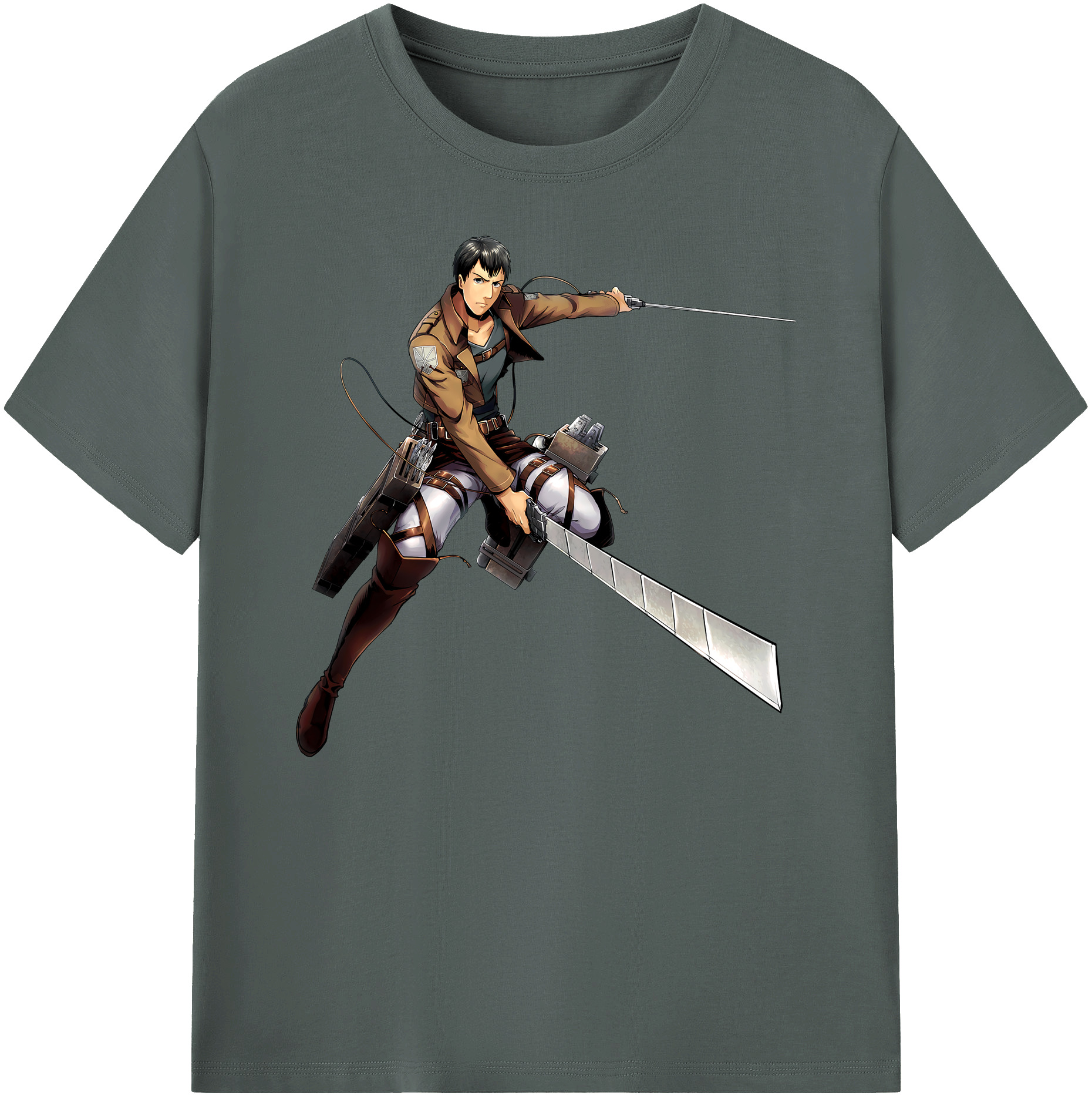 （画像用） 進撃の巨人 ベルトルト・フーバー Attack on Titan Bertholdt Hoover 綿100％ メンズ半袖Tシャツ｜肌触りやわらか＆通気性